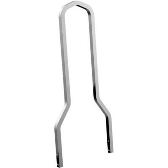  Drag Specialties Square Sissy Bar - Chrome fits Touring Softail and Dyna Models (see description) 