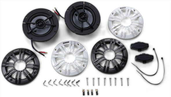 Kicker - 44050591 - All-Weather 4" 2-way 2 Ohm Speakers