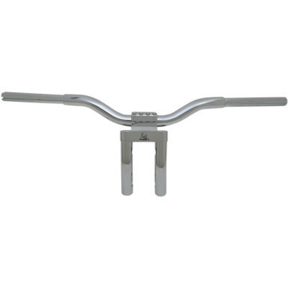 LA Choppers Kage Fighter Pullback Handlebars Chrome