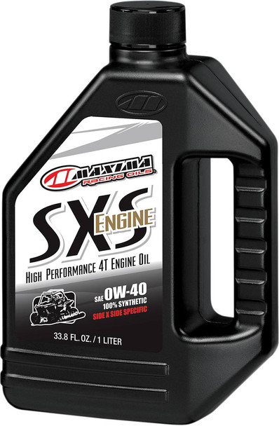 Maxima Racing Oil - 36010308 - SXS UTV Synthetic 4T Oil - 0W-40 - 1L