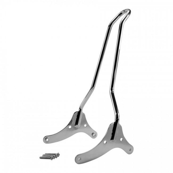 TC Bros Kickback Sissy Bar fits '04-'20 Sportster - Chrome