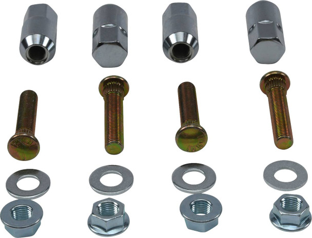 Moose Offroad - 02131261 - Wheel Stud/Nut Kit - Front - Polaris RZR 570/Ranger 700/800