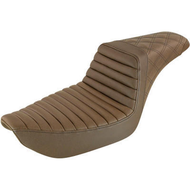 Saddlemen - Step-Up Seat Tuck & Roll/ Rear Lattice Stitch fits '96-'98 FXD (Except FXDWG)