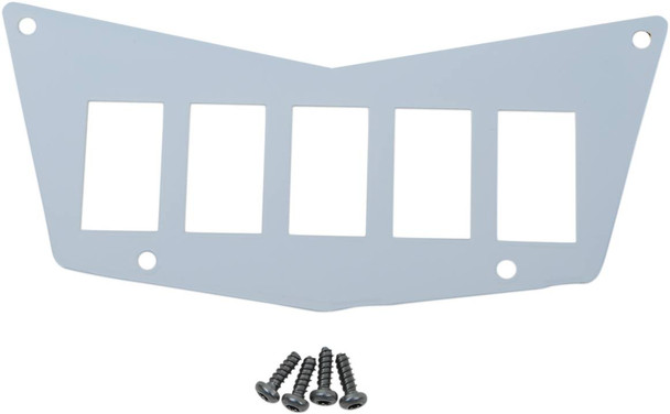 Moose Offroad - 05211710 - Dash Plate - 5 Switch - White