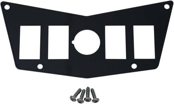 Moose Offroad - 05211713 - Dash Plate - 4 Switch - Black