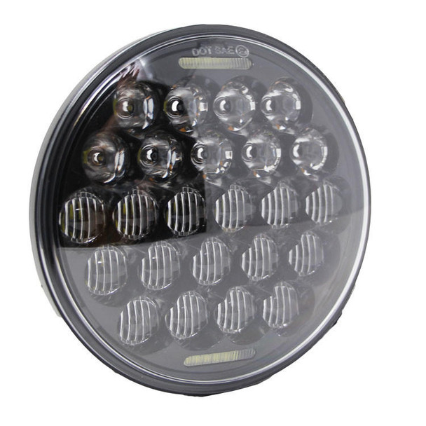 Motorcycle Supply Co. - Black 5.75" Night Stalker LED Headlight