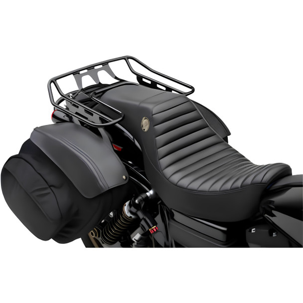 Cobra - Black BA Detachable Wrap-Around Racks fits '06-'17 Dyna Models W/ Saddlemen Seats