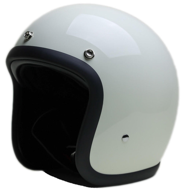 Deadbeat Customs - Deadbeat Slim Open Face 3/4 Novelty Helmet - Ivory White