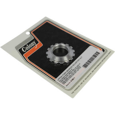 Colony Machine - Upper Fork Bearing Adjustment Nuts fits Softail Models (See Desc.)