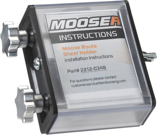 Moose Offroad - 22120348 - Side Load Route Sheet Holder - 2.25" x 2.50"