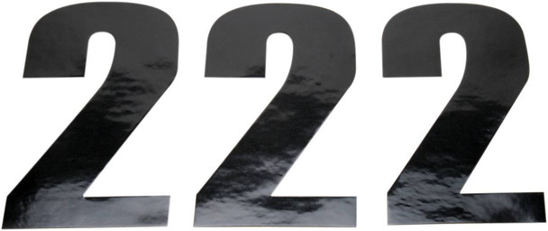 Moose Offroad - 43100642 - Race Number 2 - Black - 4.5"
