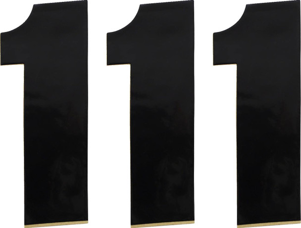 Moose Offroad - 43100661 - Race Number 1 - Black - 6"
