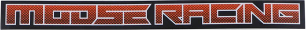 Moose Offroad - 43202410 - Decal - Moose Corporate - Orange/White - 6"
