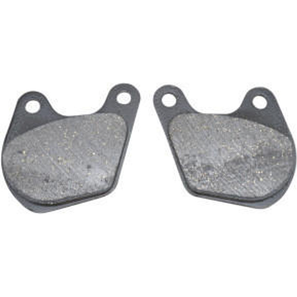 Drag Specialties - Organic Rear Brake Pads fits '77-'81 XL, FL Models (Repl. OEM# 43395-80)