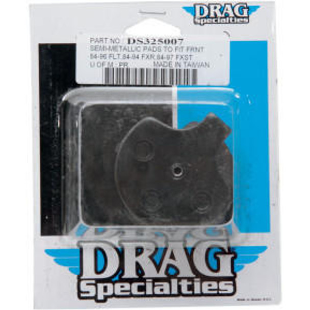  Drag Specialties - Semi-Metallic Front Brake Pads fits '84-'99 XL, FX, FL Models (Repl. OEM# 44063-83A/C) 