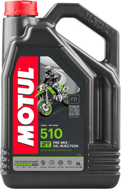Motul - 36020028 - 510 2T Anti-Smoke Oil - 4L