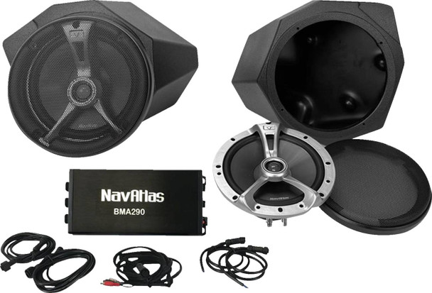 Navatlas - 44050915 - Kick Panel Speaker Kit - 6-1/2" - X3