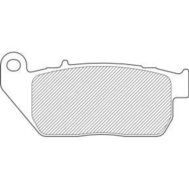  Drag Specialties - Organic Aramid Fiber Front Brake Pads fits '04-'13 Sportster Models (Repl. OEM# 42381-04/04A) 