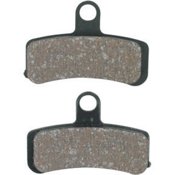 Drag Specialties - Organic Aramid Fiber Front Brake Pads fits '08-'17 Dyna Models (Repl. OEM# 44082-08,46363-11)