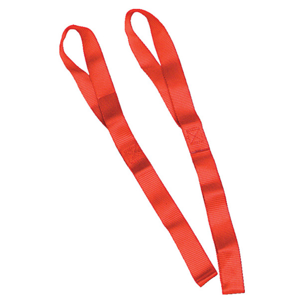 Parts Unlimited - 130001 - Tie-Down Extensions - 1" x 1.5' - Red