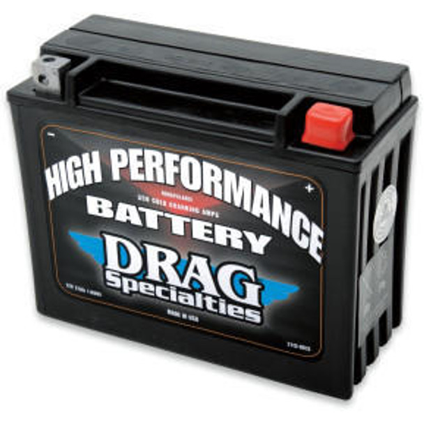  Drag Specialties - High Performance AGM Battery - OEM# 66010-82B fits '80-'96 Touring Models 