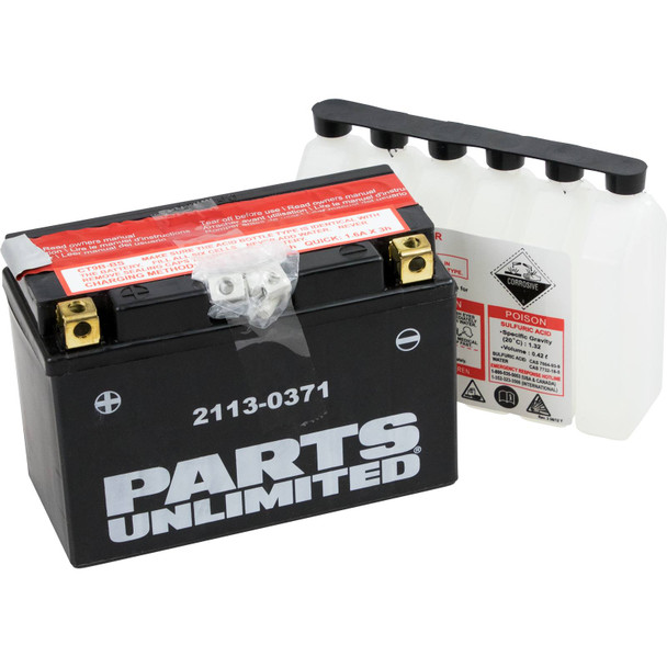 Parts Unlimited - 21130371 - AGM Battery - YT9B-BS