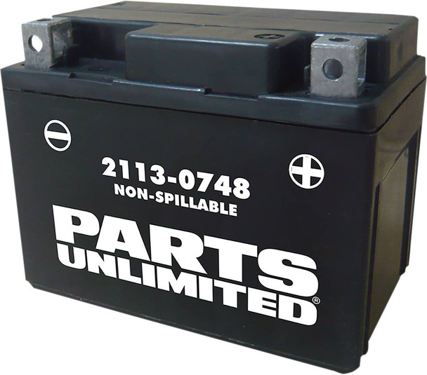Parts Unlimited - 21130748 - AGM Battery - YTX4L