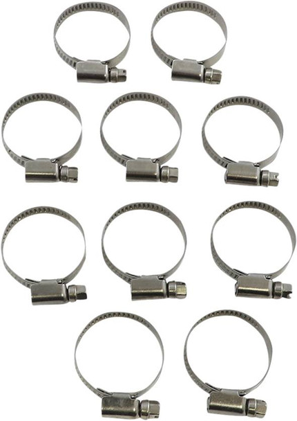 Parts Unlimited - 24020270 - Hose Clamps - Embossed - 20-32 mm - 10 Pack