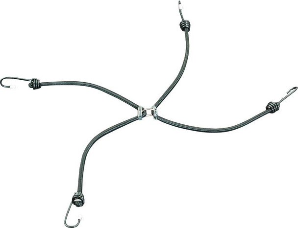 Parts Unlimited - 4024B - Bungee Cord - 4 Hook - 24"