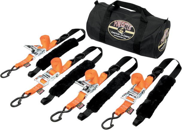 Powertye Mfg. - 39200138 - Fat Strap Trailer Kit - Orange