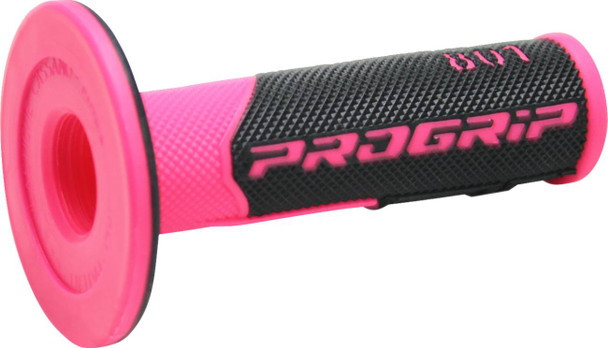 Pro Grip - 06301973 - 801 Hybrid Duo-Density Cross Grips - Fluorescent Pink/Black