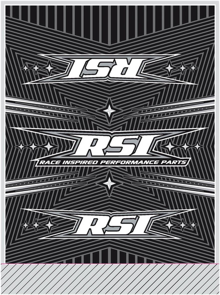 Race Shop Inc. - 06030394 - Round Handlebar Pad - Black