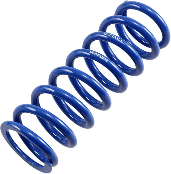 Race Tech - 13120329 - Shock Spring - Rear - Blue - Race Series - Spring Rate 290 lb/in