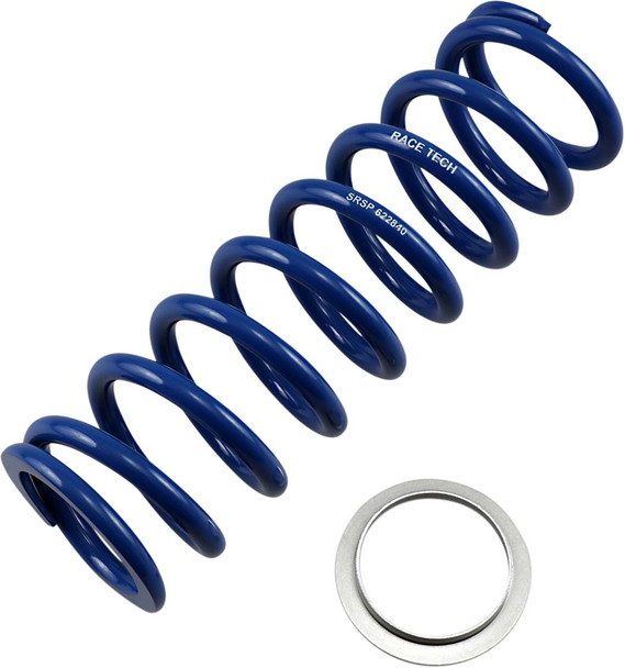 Race Tech - SRSP622840 - Shock Spring - Front/Rear - Blue - Sport Series - Spring Rate 224 lb/in