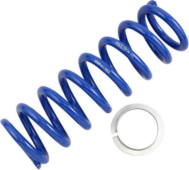 Race Tech - SRSP622864 - Shock Spring - Front - Blue - Sport Series - Spring Rate 358 lb/in