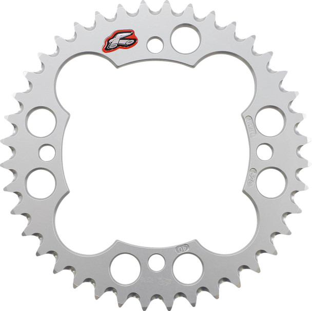 Renthal - 12110099 - Rear Sprocket - Aluminum - 40 Tooth - Silver - Yamaha