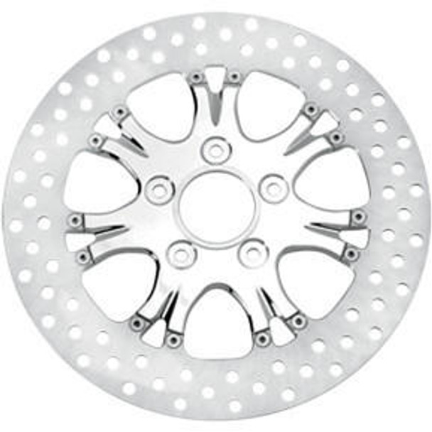  Performance Machine - 13" Front Center Hub Two-Piece Brake Rotors - Paramount Chrome 