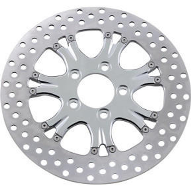  Performance Machine - 11.5" Rear Center Hub Two-Piece Brake Rotors - Paramount Chrome 