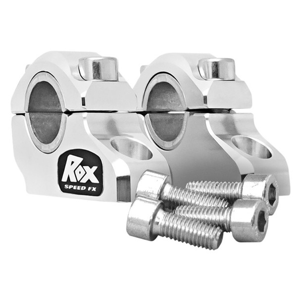 Rox Speed Fx - 06020654 - Pro-Offset Elite Block Handlebar Risers - 1-1/4" - Chrome