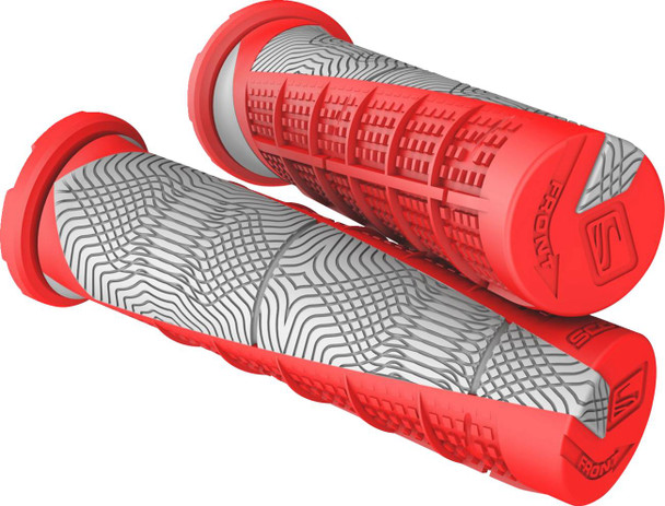 Scott - 06302985 - Deuce ATV Grips - Red/Gray