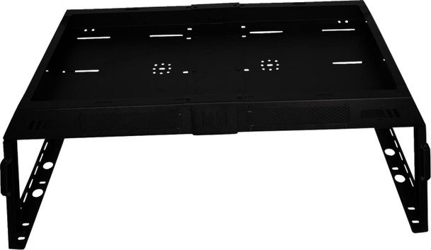 Seizmik - 15120264 - Bed Rack Kit - Half Height - Black - Can Am/Defender | Polaris/Ranger