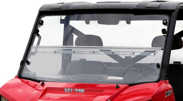 Seizmik - 23170348 - Folding Windshield - Hard Coated Polycarbonate - Ranger