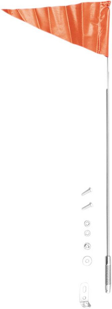 Sno Stuff - 115711 - Flag with Telescoping Pole - 62"