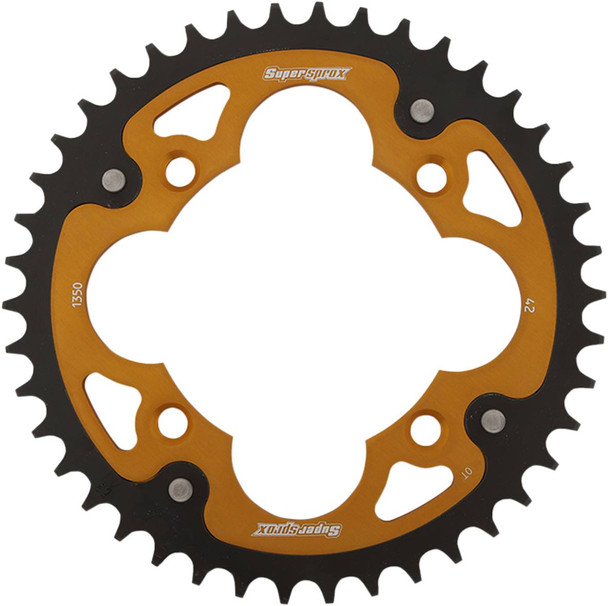 Supersprox - 12101951 - Stealth Rear Sprocket - 42 Tooth - Gold - Honda