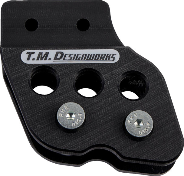 T.M. Designworks - 12311650 - Chain Guide - Black - Honda/Kawasaki/Suzuki/Yamaha