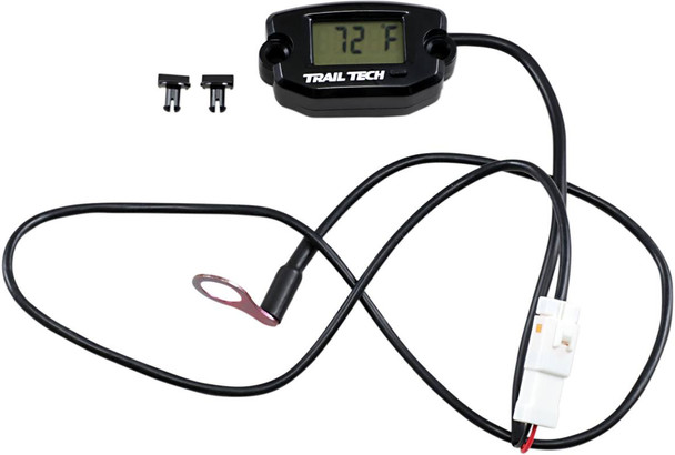 Trail Tech - 22120648 - Universal Temperature Meter - Surface Mount - Black - 10 mm