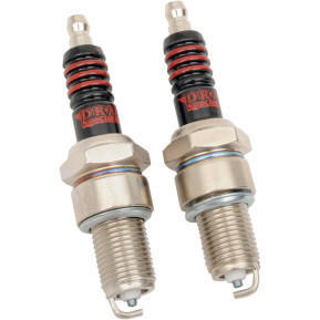 Drag Specialties - Performance Spark Plugs fits '99-'17 Twin Cam, '86-'20 Sportster Models