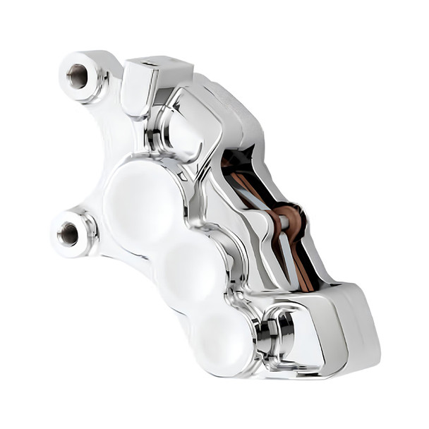 Arlen Ness - Chrome Six-Piston Differential Bore Front Brake Caliper for 11.8" Rotors