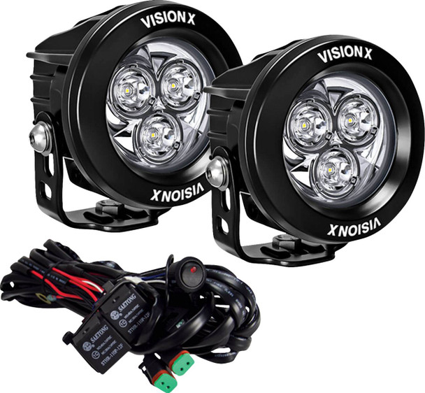 Vision X - 20012881 - Light Cannon - CG2 - 3-3/4" - Multi LED - Clear Lens