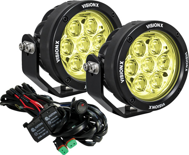 Vision X - 20012890 - Light Cannon - CG2 - 4-3/4" - Multi LED - Selective Yellow Lens